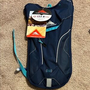 High Sierra Blue Hydration Backpack